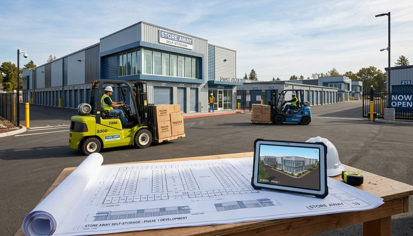 Les étapes clés pour concevoir un centre de self-stockage efficace